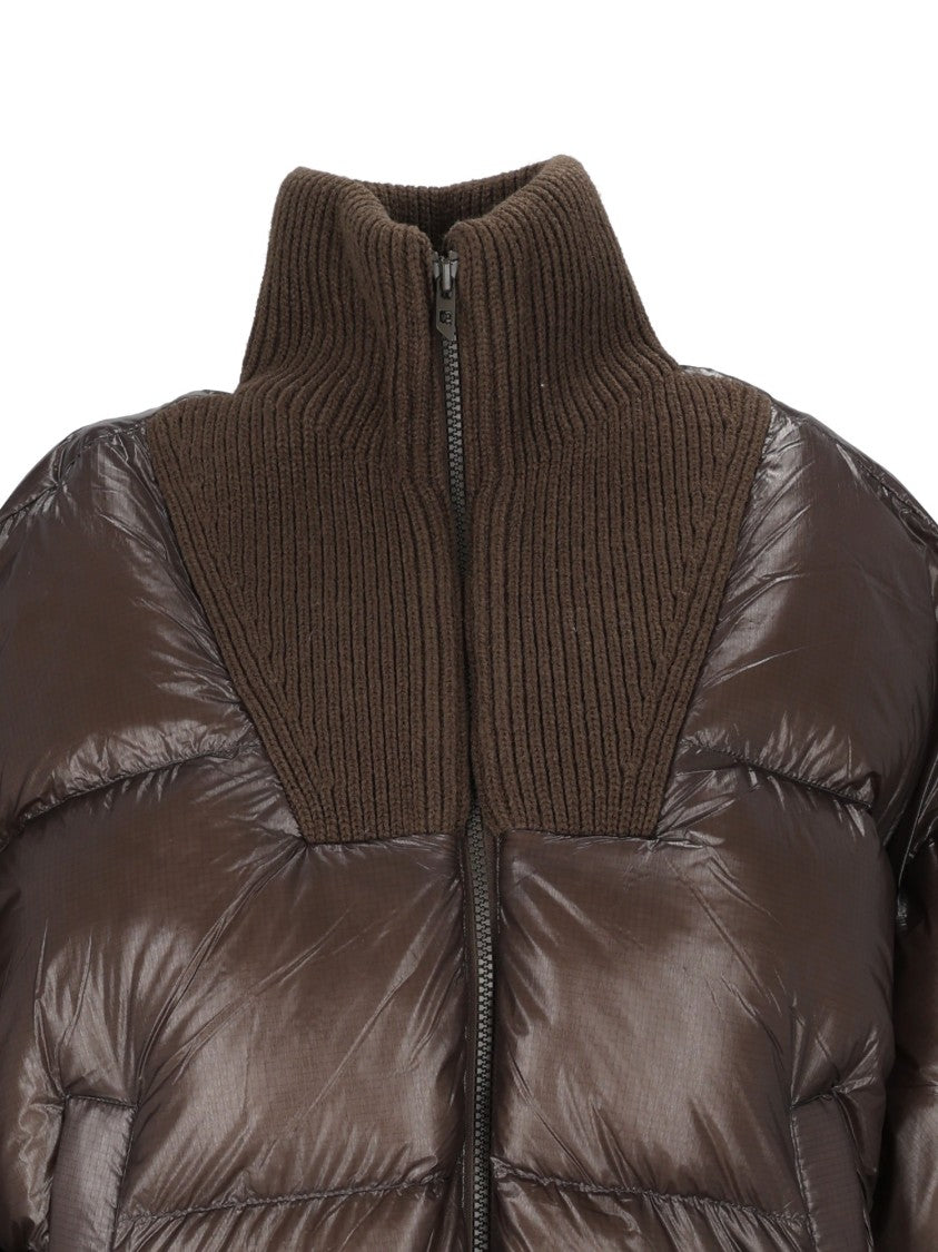Diesel Cropped Quilted W-Arrior Down Jacket