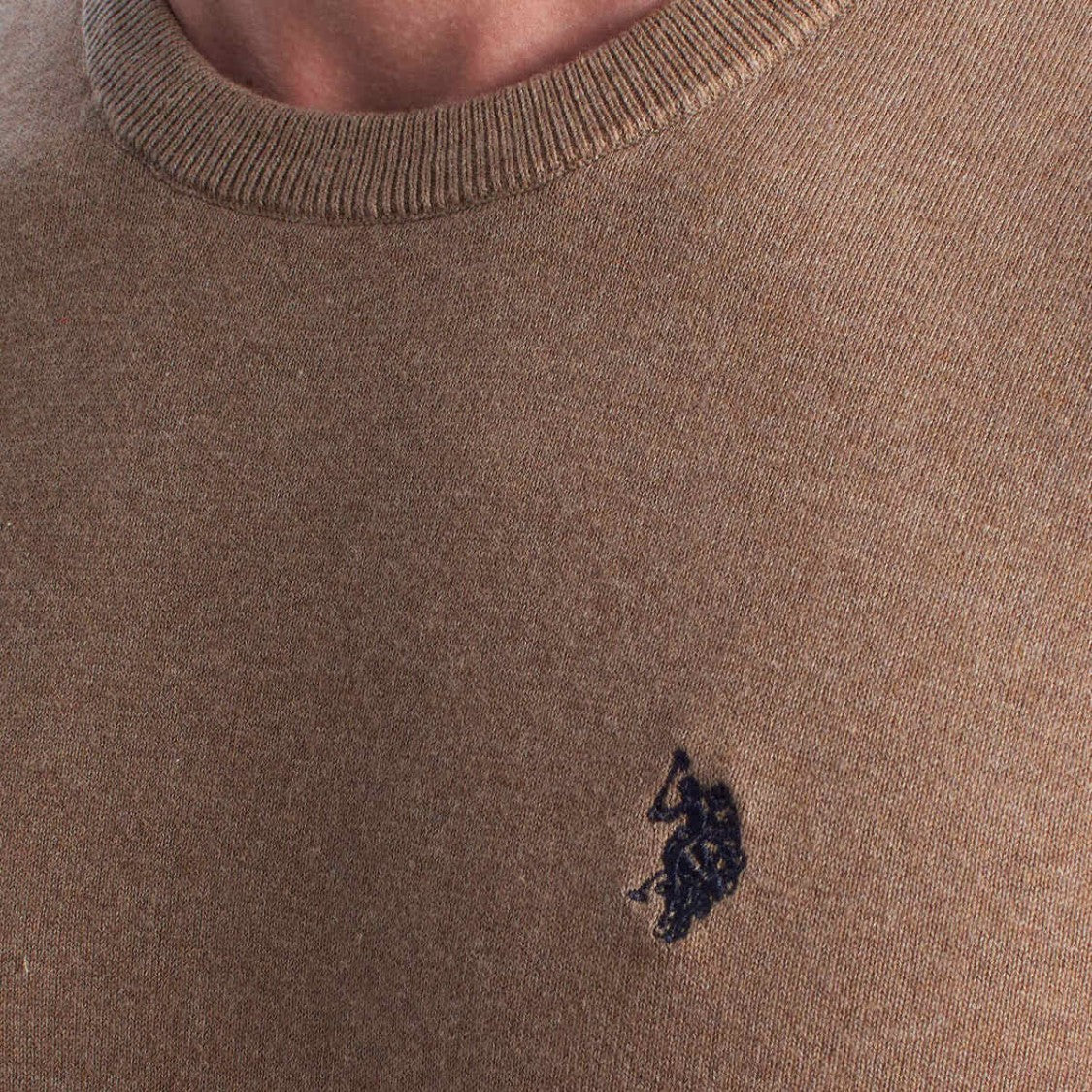 U.S. Polo Assn. Medium-Weight Crew Neck Knit Sweater