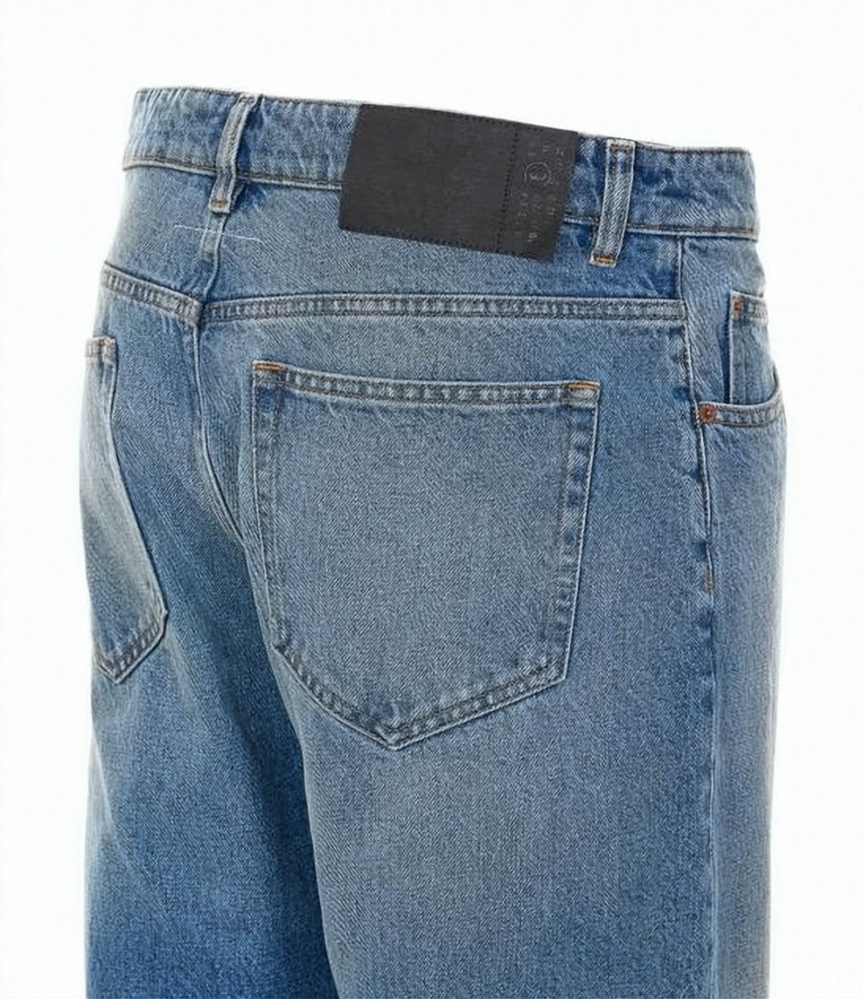 Mm6 By Maison Margiela Straight-Leg Jeans With Classic Five-Pocket Design