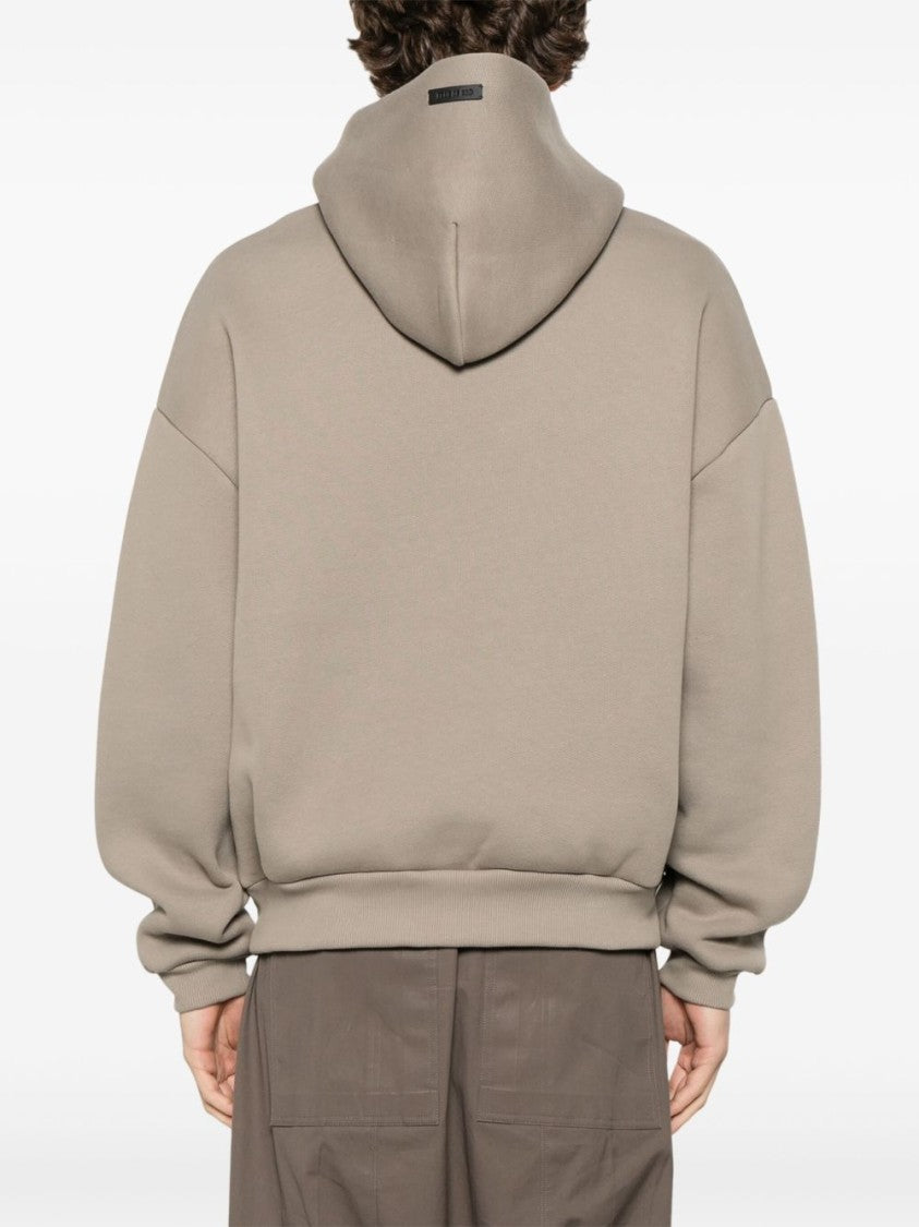 Fear Of God Beige Cotton Eternal Sweatshirt With Embossed Logo