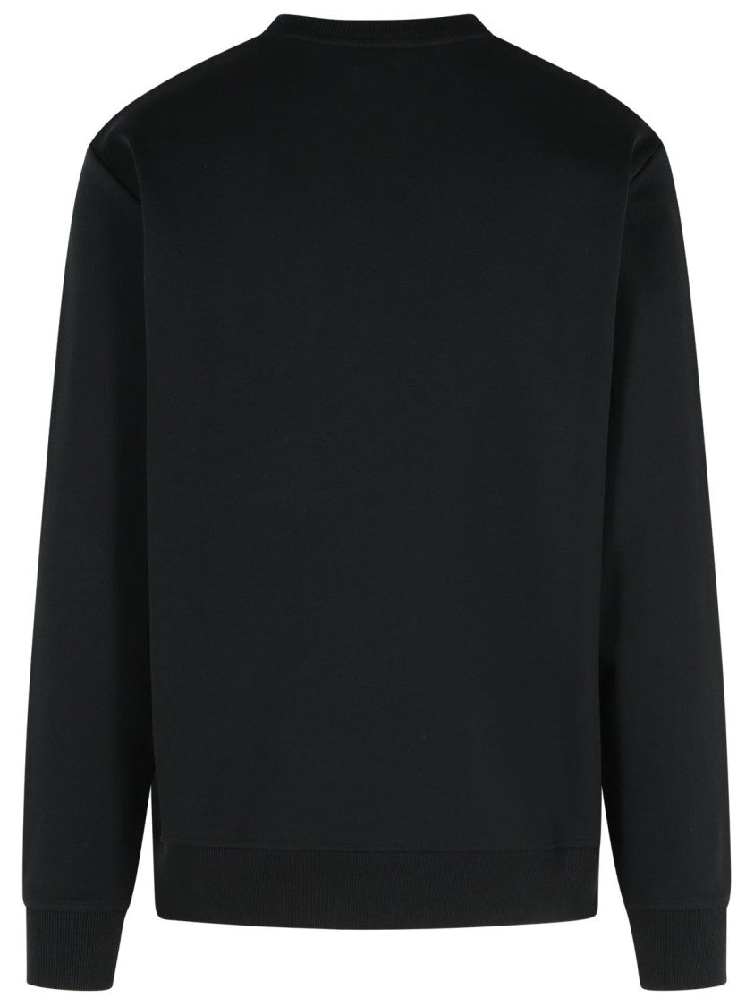 Balmain Black Cotton Sweatshirt