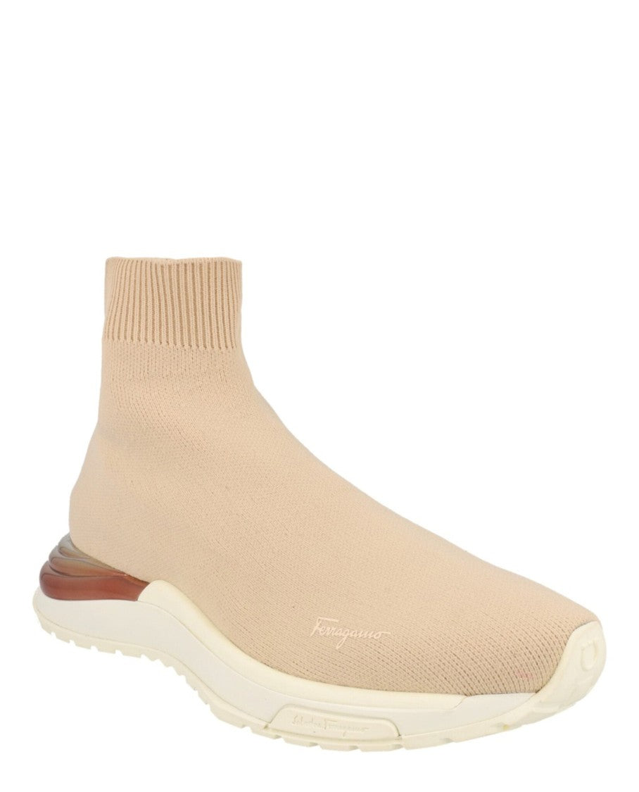 Ferragamo Ninette High-Top Sock Sneakers