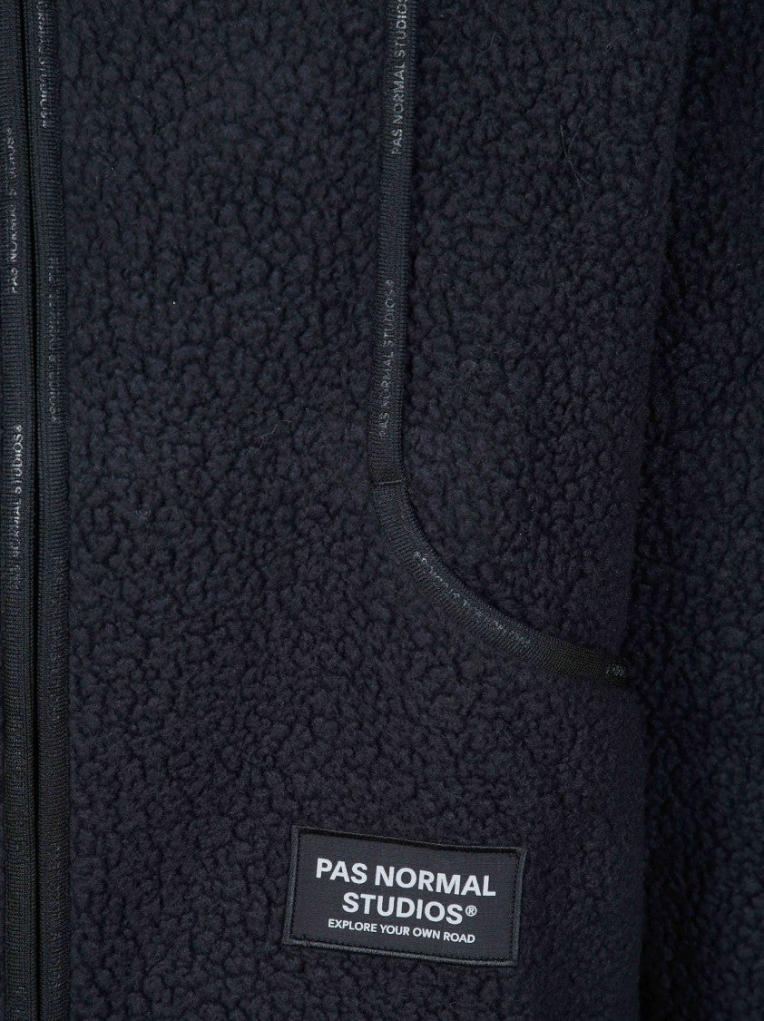 Pas Normal Studios Off-Race Pile High Collar Boxy Fleece Jacket