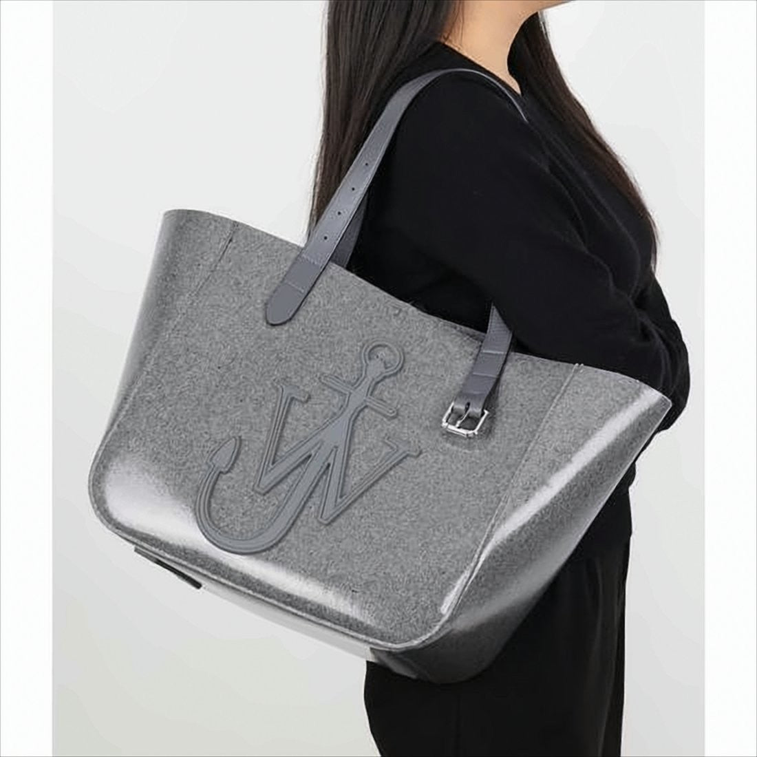 J. W. Anderson Structured Tote Bag With Embossed Anchor Logo