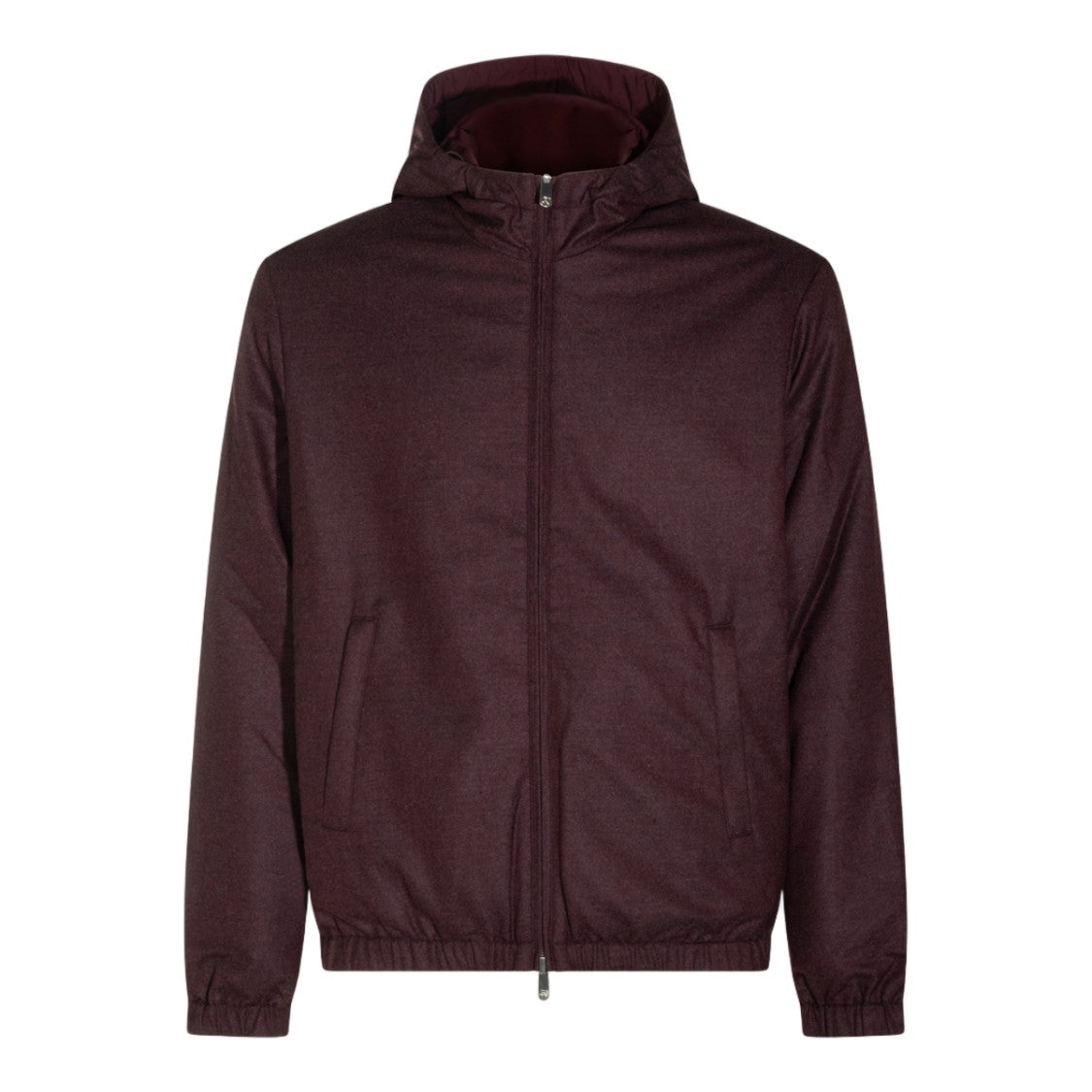 Marco Pescarolo Hooded Jacket With Front Zipper
