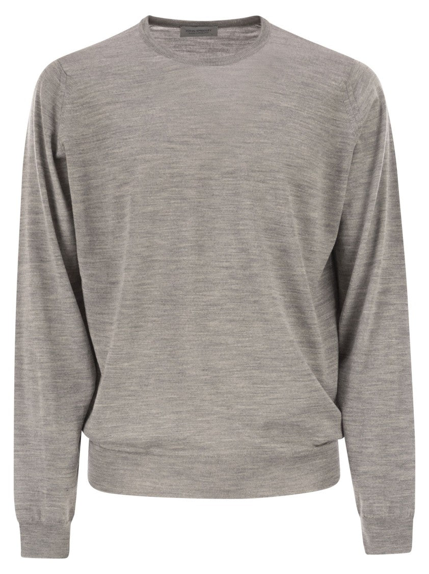 John Smedley Lundy - Crew Neck Jumper In Extra-Fine Merino Wool
