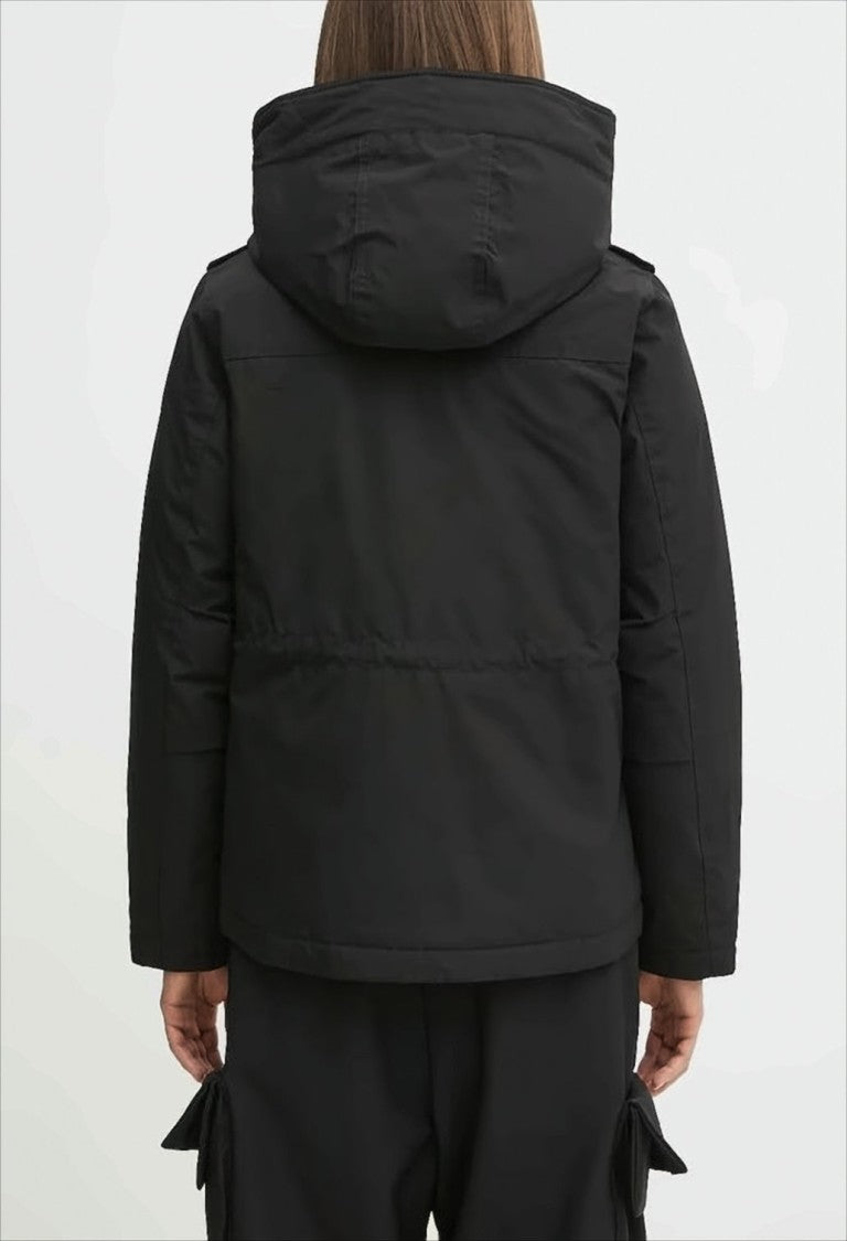 Woolrich Structured Black Military Jacket