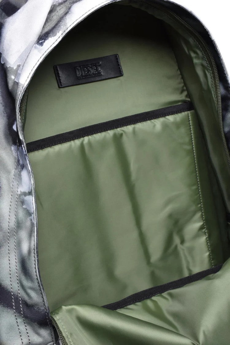Diesel Structured Urban Backpack With Abstract Pattern