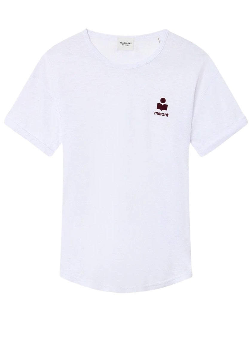 Isabel Marant Étoile Koldia Minimalist Left Chest T-Shirt