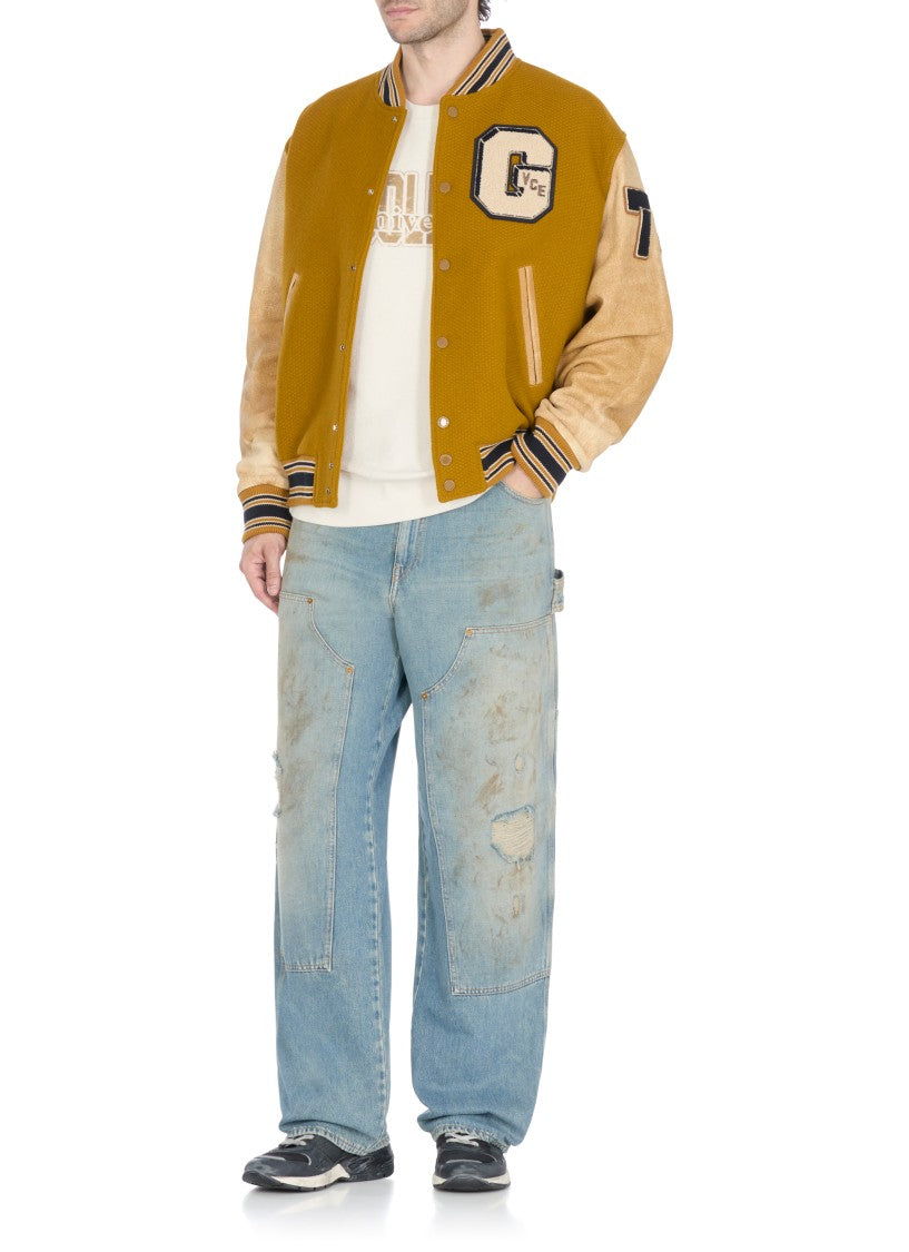 Golden Goose Light Blue Cotton Jeans