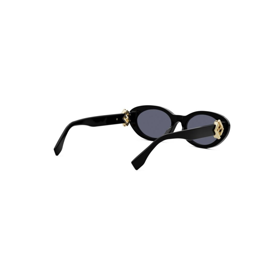 Fendi Fe40140u Oval Acetate Sunglasses