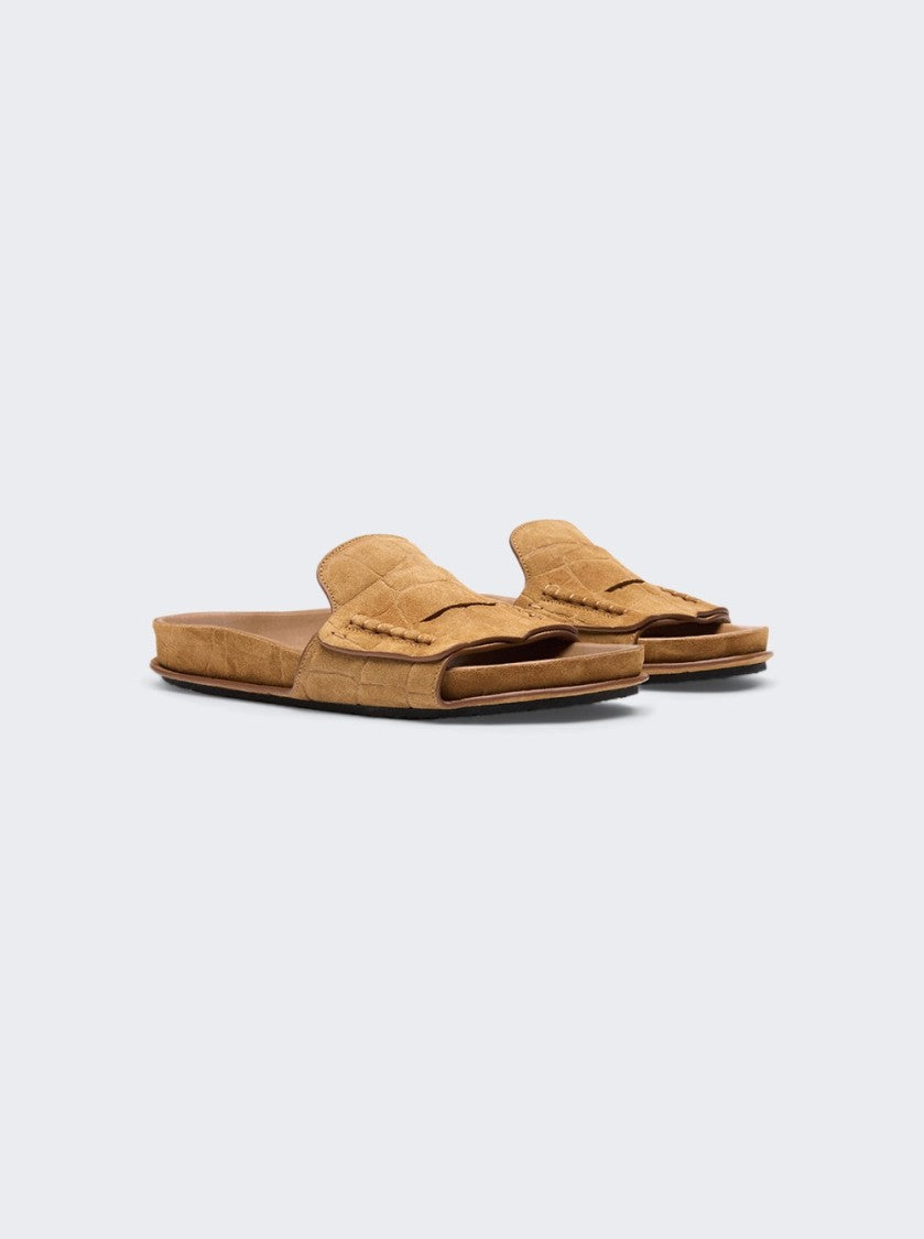 Jacquemus Les Sandales Mocassin Camel