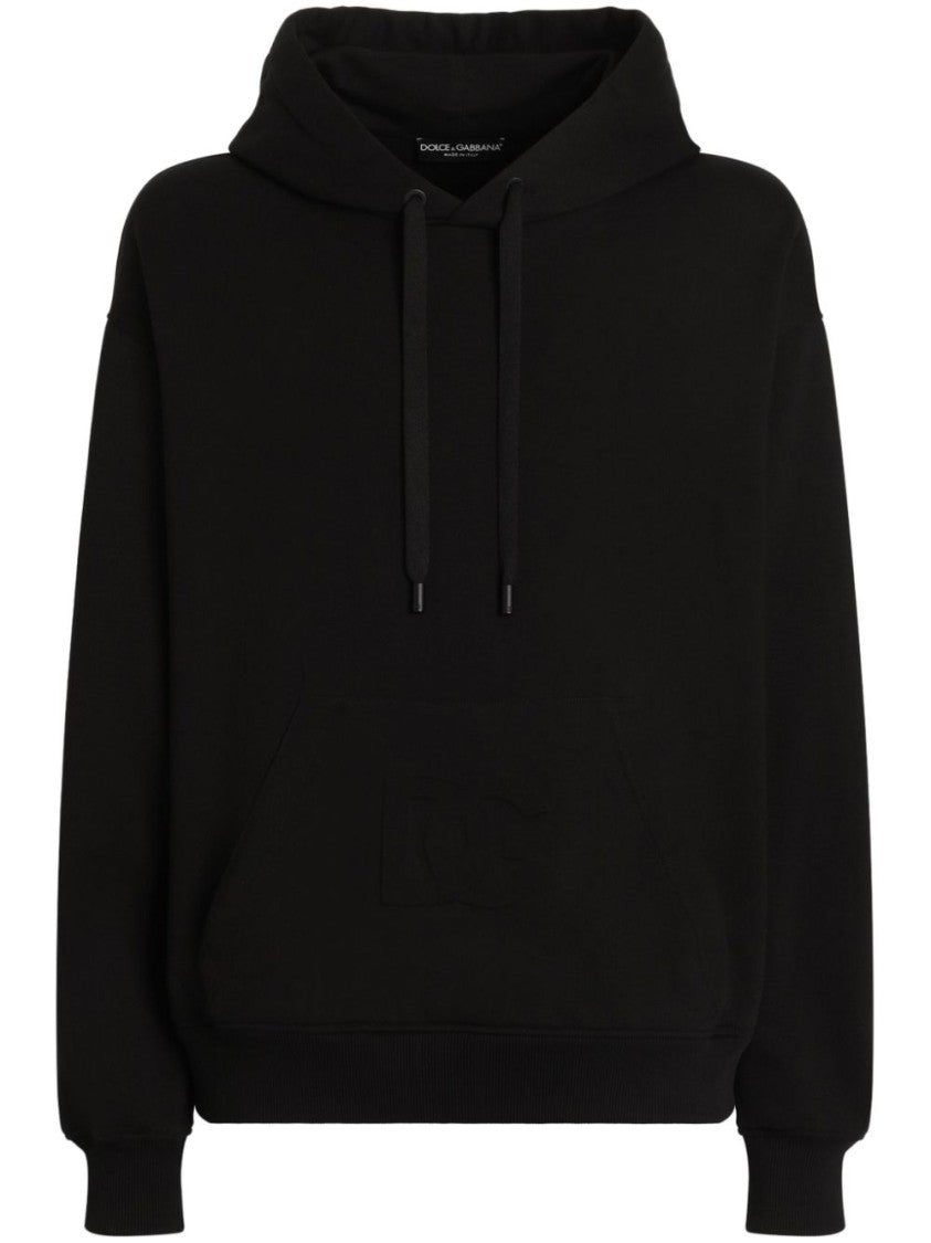 Dolce & Gabbana Relaxed Fit Black Hoodie