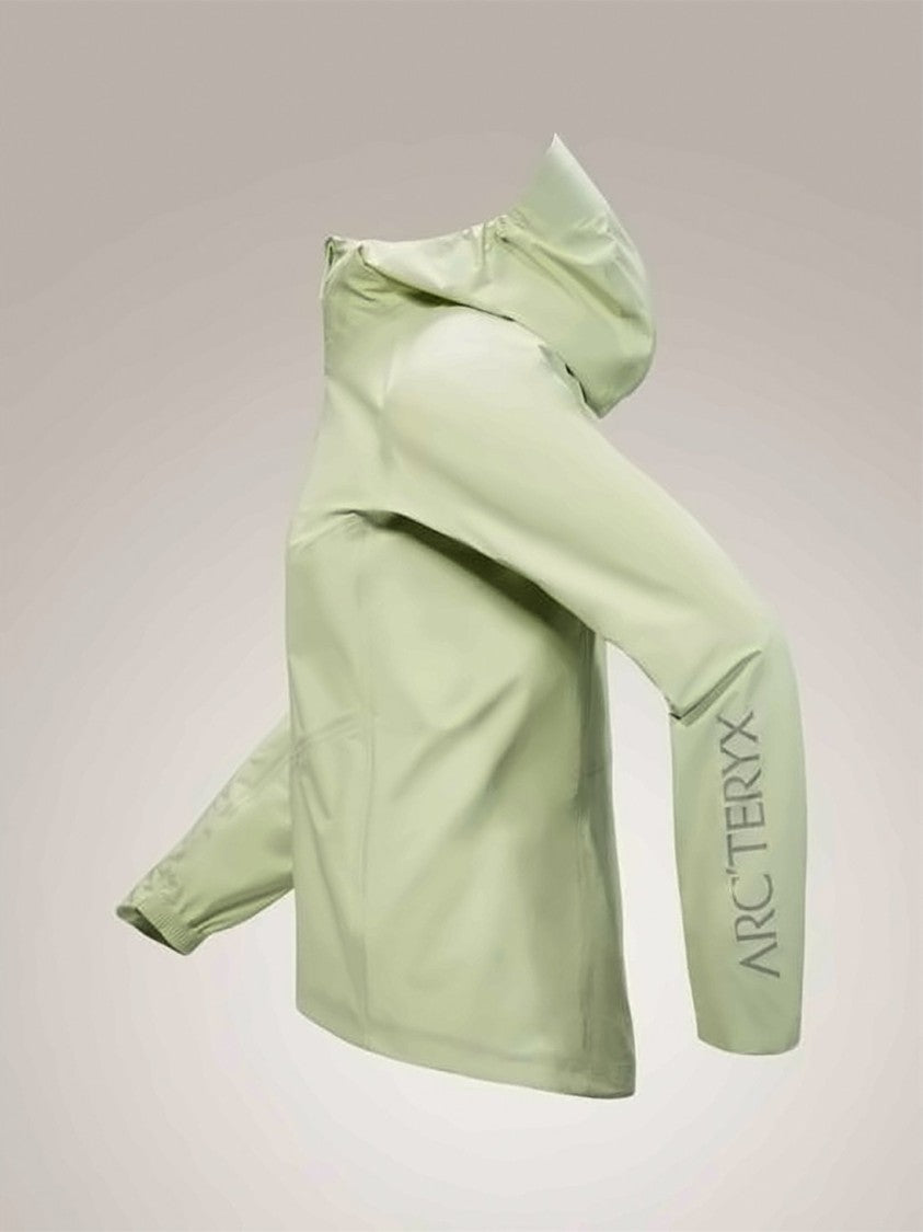 Arc'teryx Light Green Minimalist Hooded Nylon Jacket