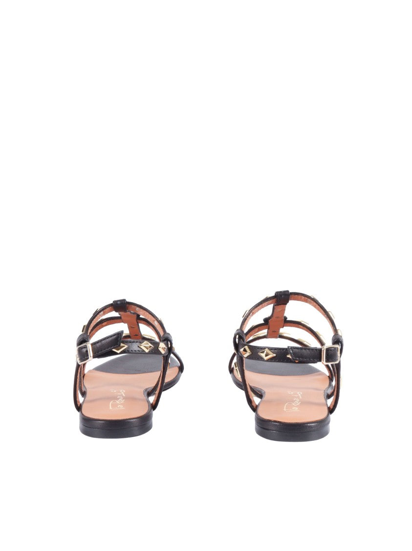 Via Roma 15 Rombetti Pyramid Stud Sandals