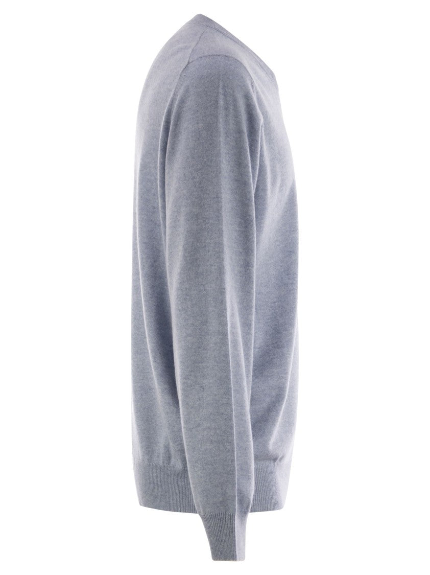 Brunello Cucinelli Pure Cashmere Crew-Neck Sweater