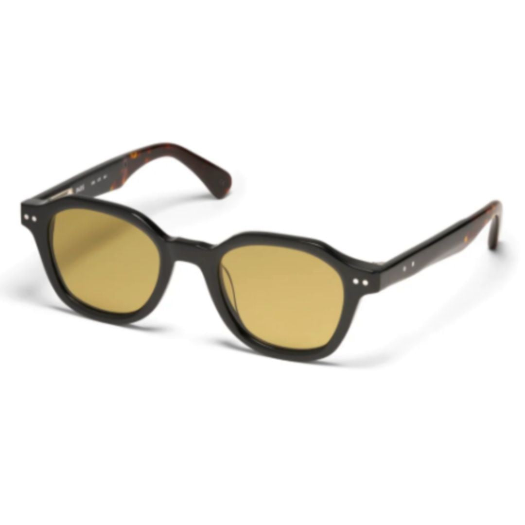 Peter And May Sky Acetate Frame Sunglasses With Tortoiseshell Temples