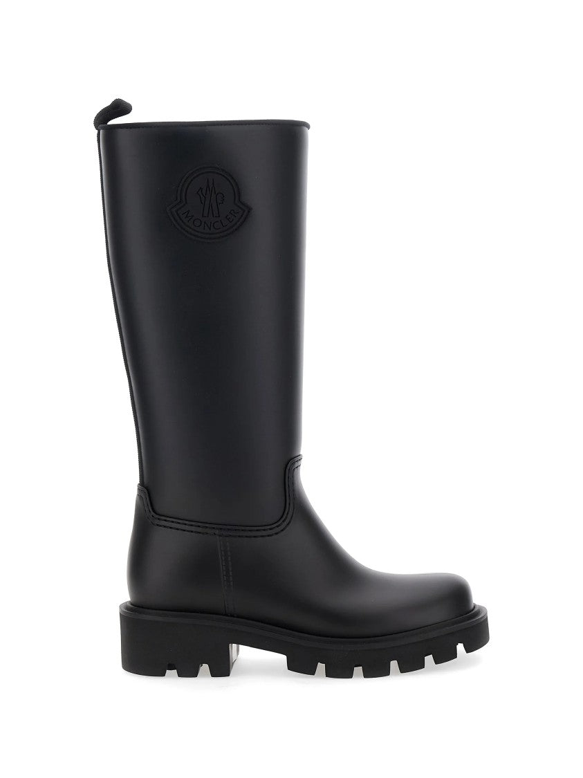 Moncler Kickstream High Black Rain Boots