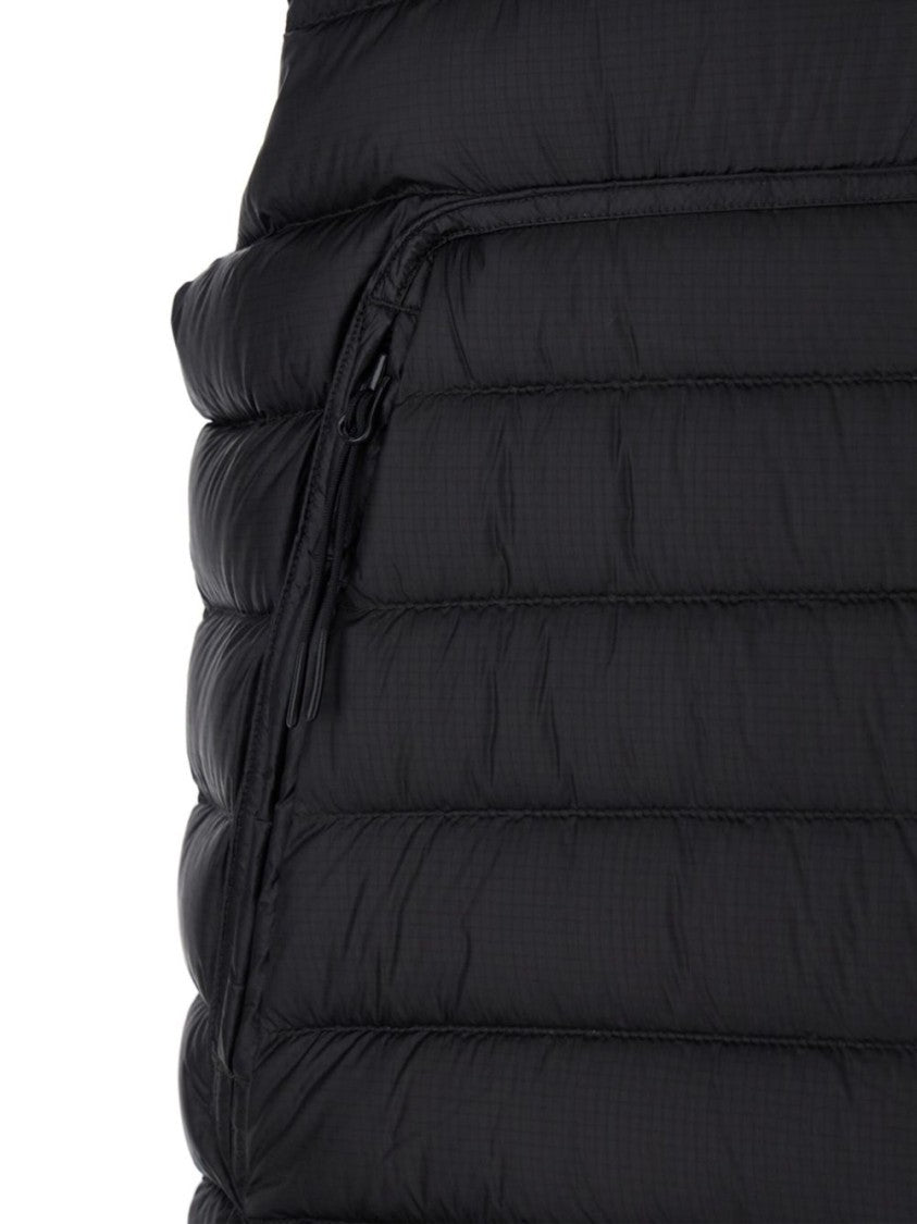 C.P. Company Matte Black Padded Vest With High Collar