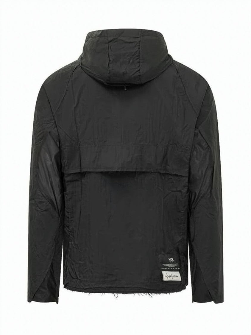 Y-3 Lightweight Hooded Jacket With Vented Back Panel