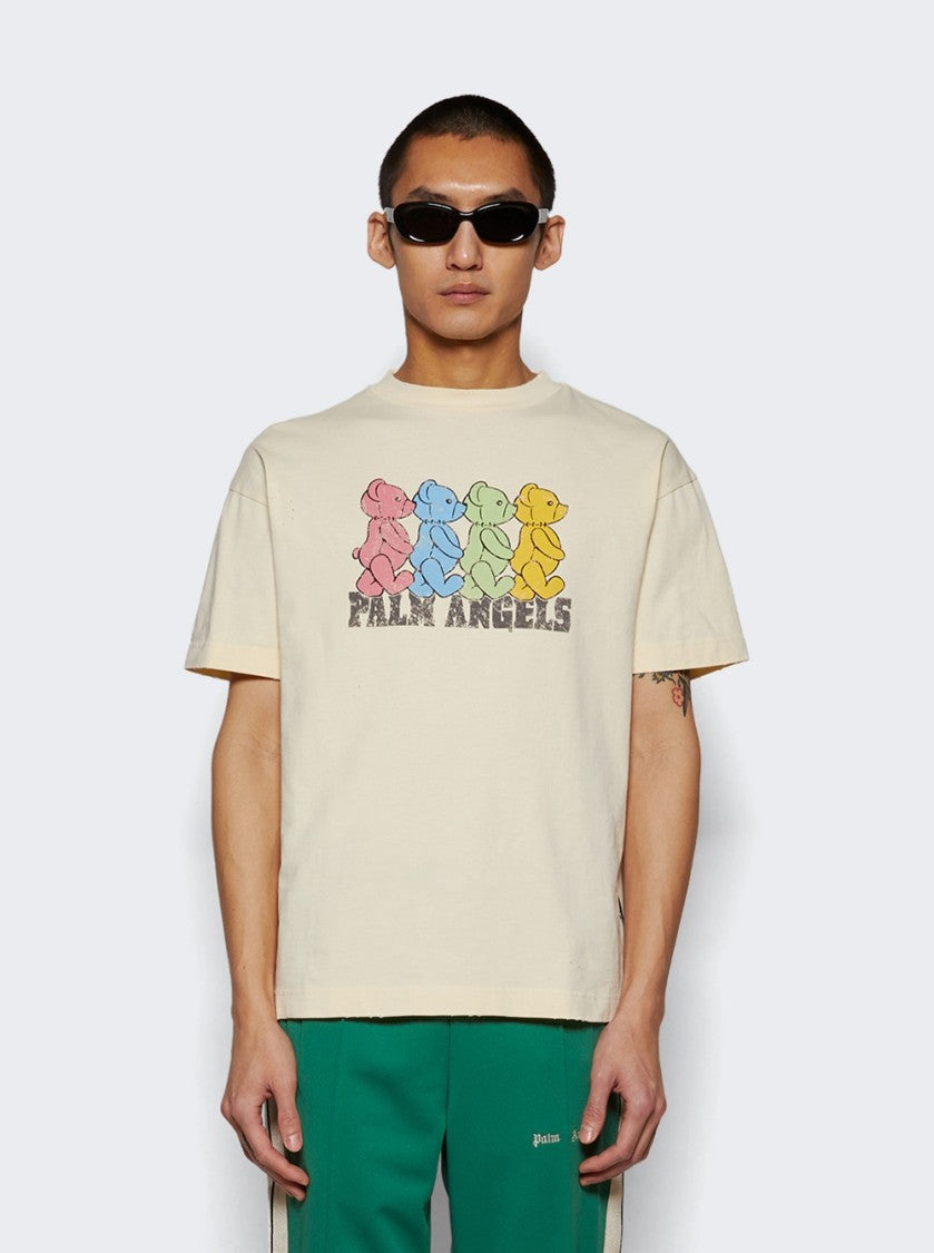 Palm Angels Crossroads Bears Tee Ivory