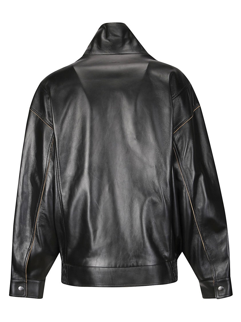 Calvin Klein Soft Lamb Leather Jacket