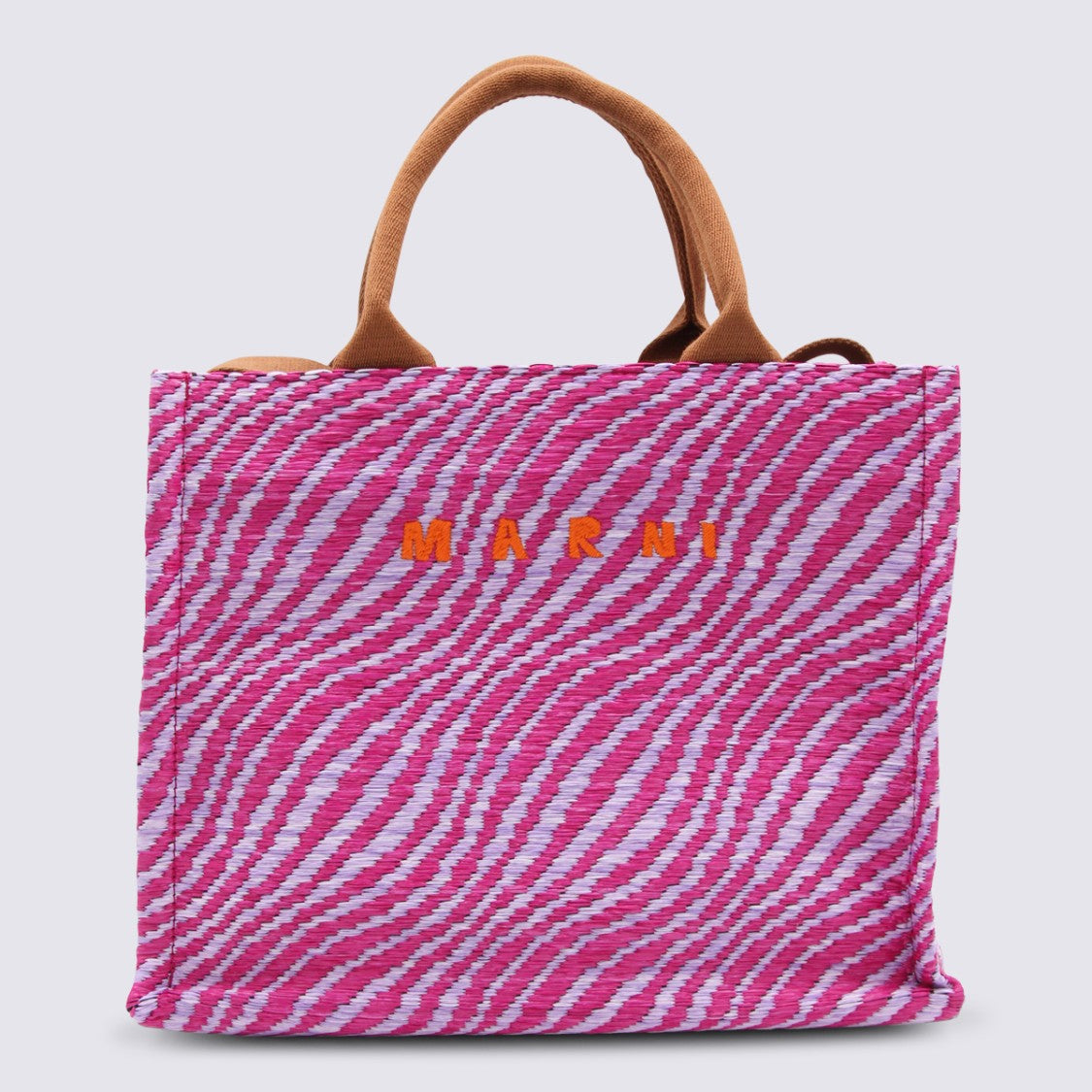 Marni Pink Patterned Tote Bag