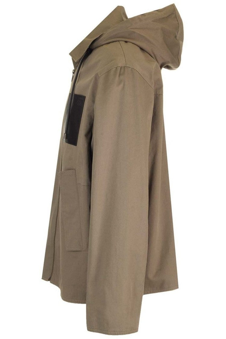 Loewe Cropped Jacket With Front Zipper Closure