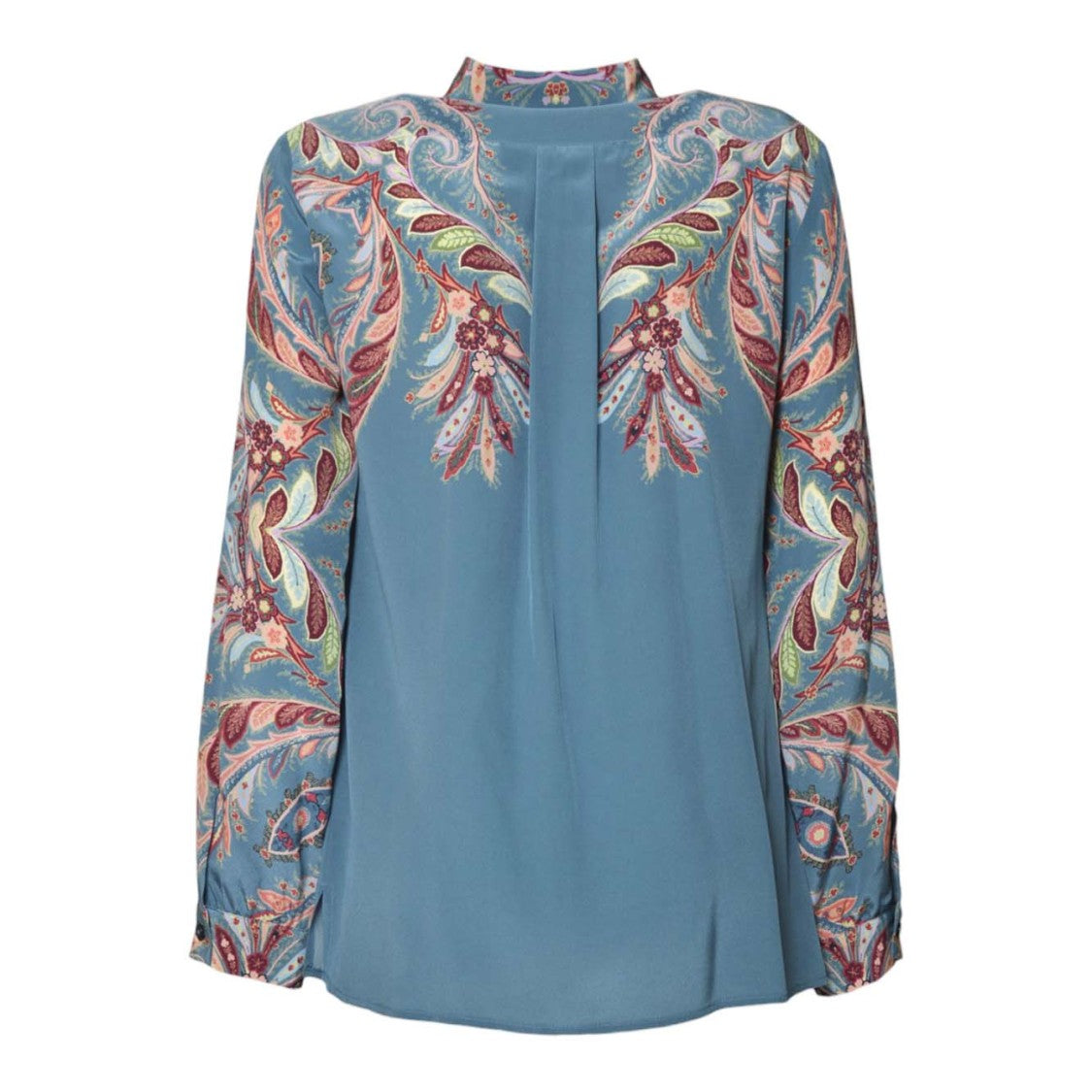 Etro Intricate Paisley And Floral Blouse With Classic Collar
