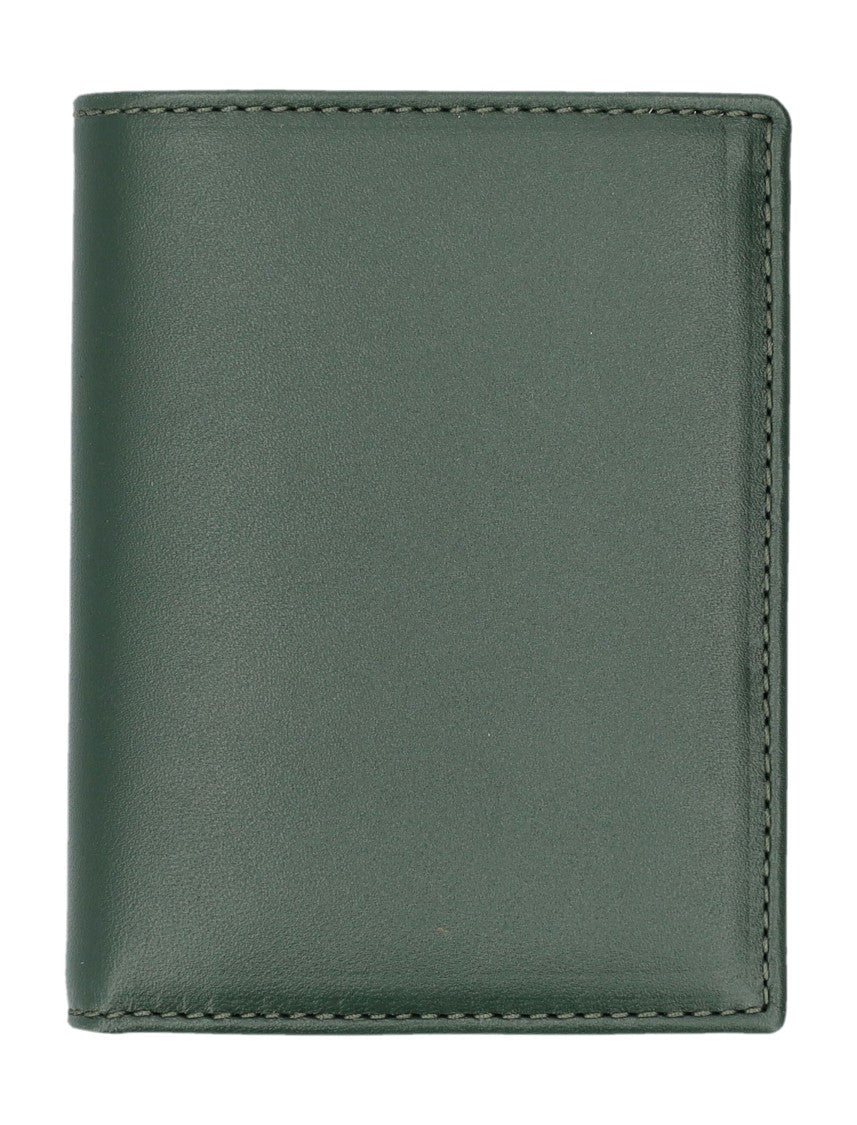 Comme Des Garçons Bifold Wallet In Deep Green