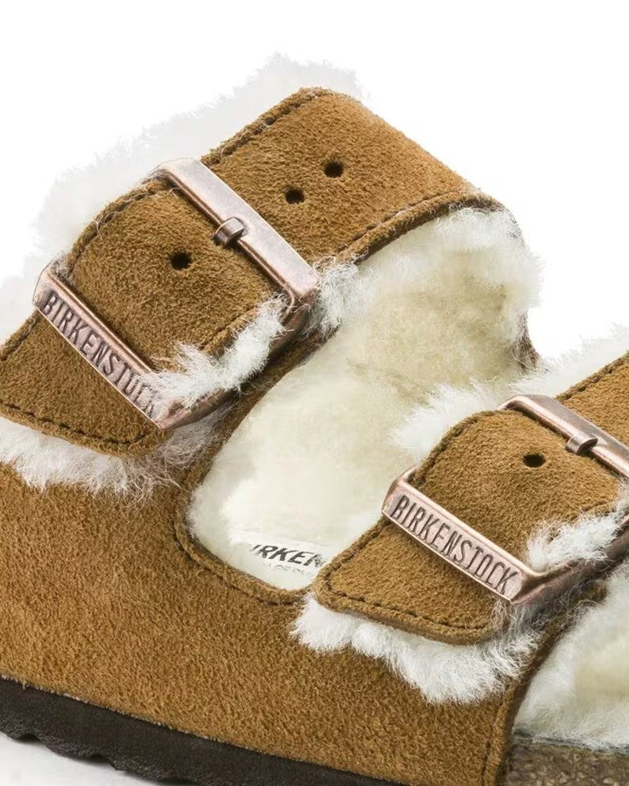 Birkenstock Arizona Shearling Mink Slipper