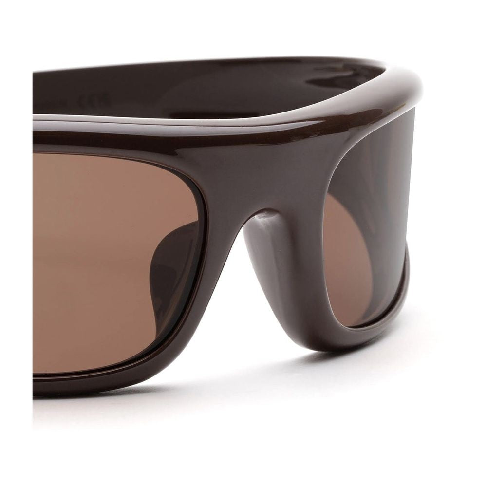 Retrosuperfuture F5w Headband Contemporary Cacao Brown Acetate Sunglasses