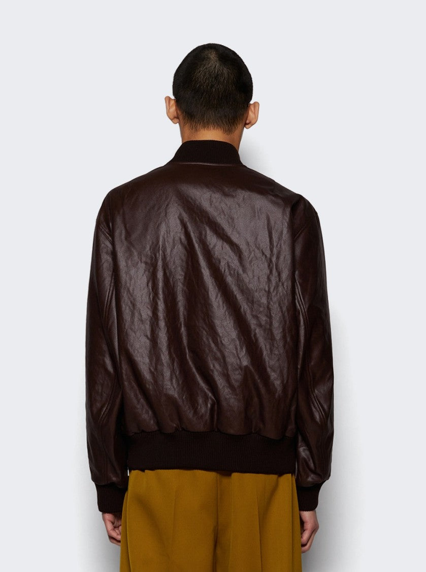 Dries Van Noten Bomber Jacket - Rust