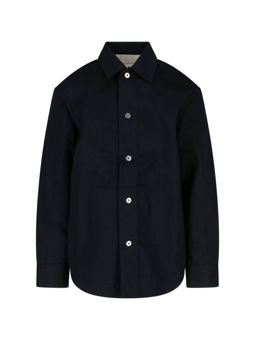 Jil Sander Denim Shirt Jacket – Black