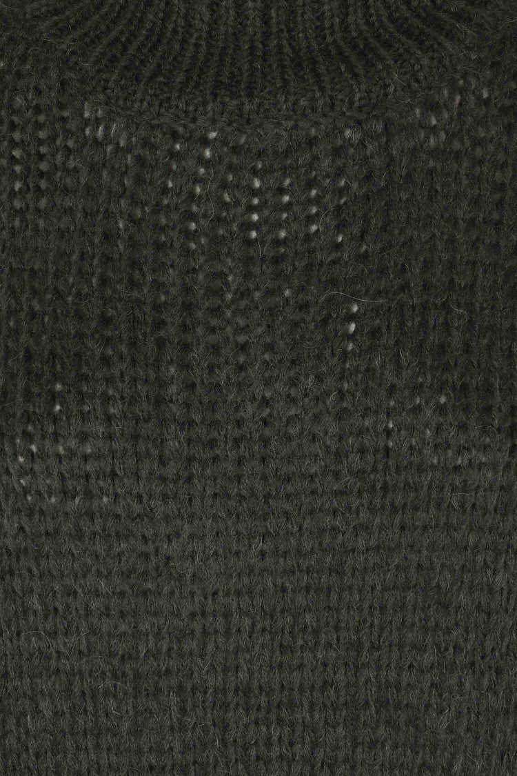 Roberto Collina Green Relaxed Fit Alpaca-Blend Turtleneck