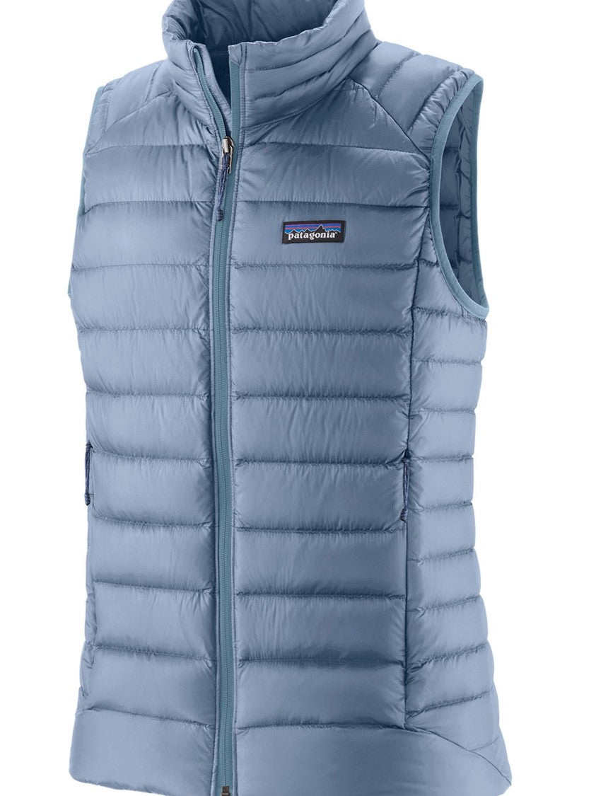 Patagonia Quilted Down Vest With High Collar