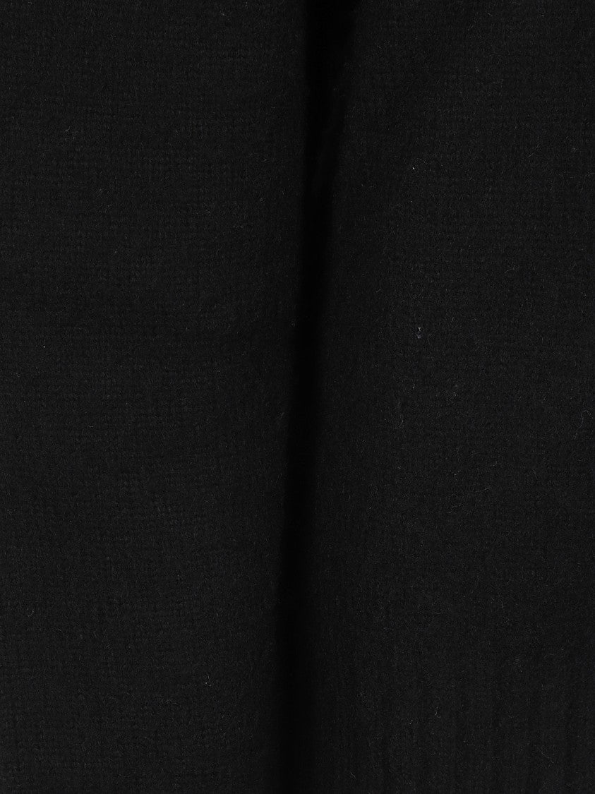 Axel Arigato Crew Neck Black Wool Blend Sweater