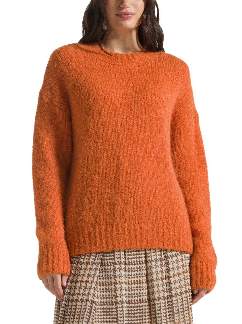 Seventy Venezia Round Neck Alpaca-Blend Crewneck Sweater