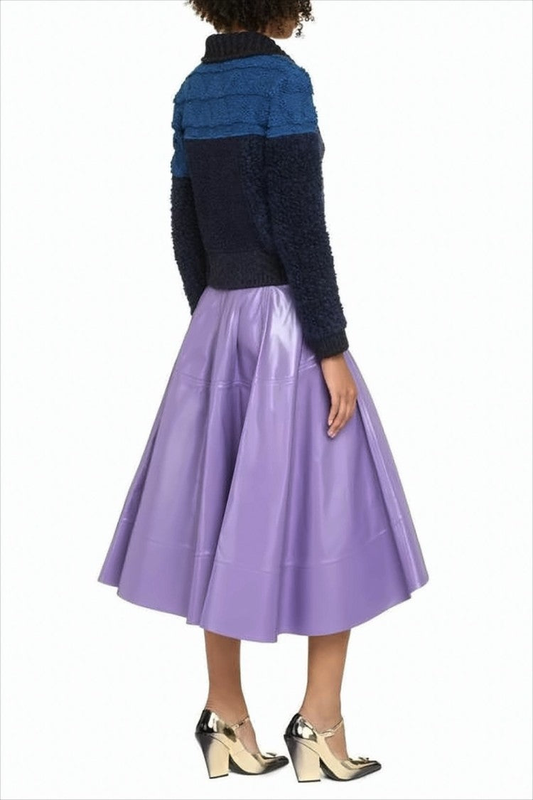 Bottega Veneta Patchwork Cropped Jacket With Textured Wool And Cashmere Blend