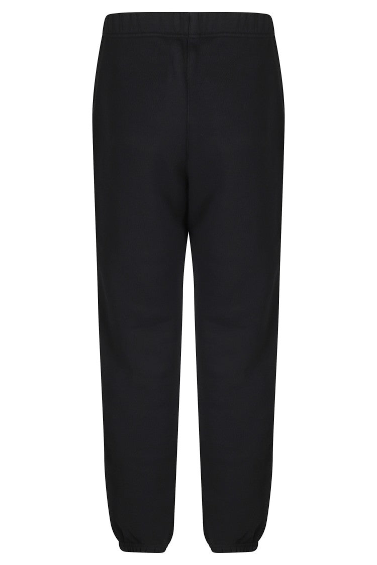 Autry Jersey Black Cotton Logo Jogger Pants