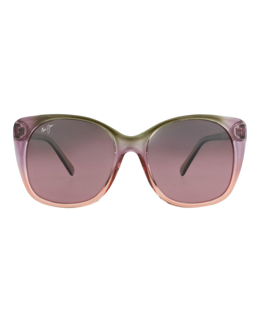 Maui Jim Square-Frame Injected Sunglasses