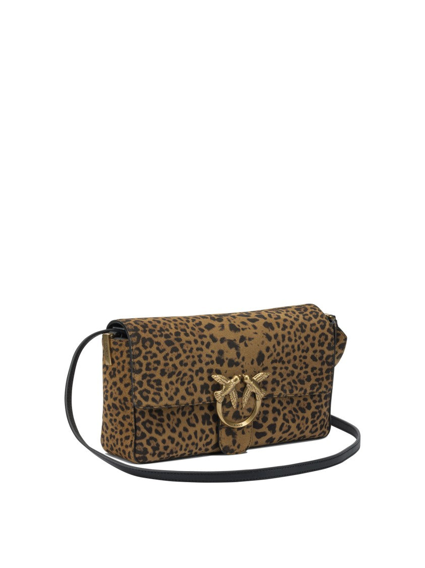 Pinko Leather Crossbody Bag