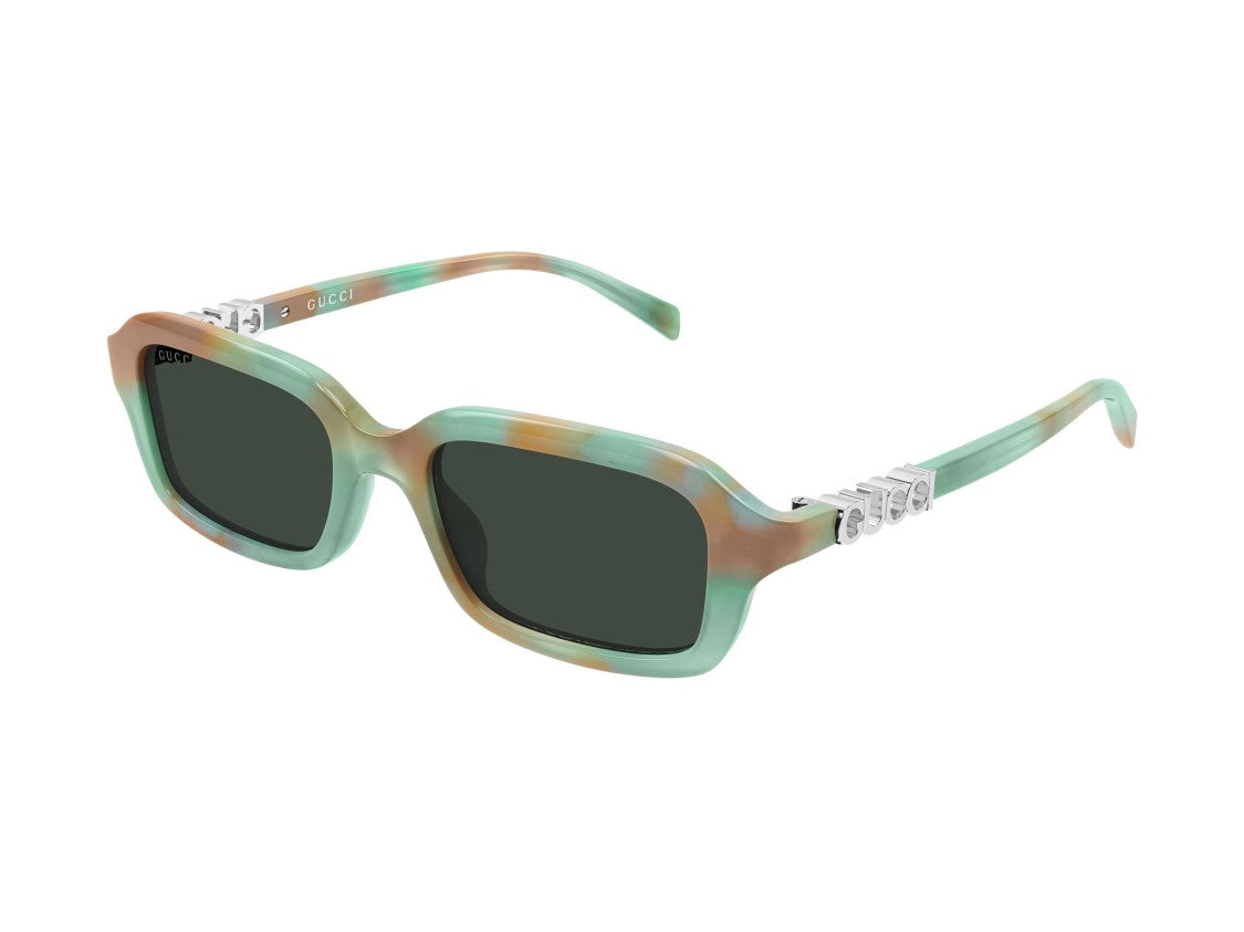 Gucci Gg2152s Oversized Square Marbled Sunglasses