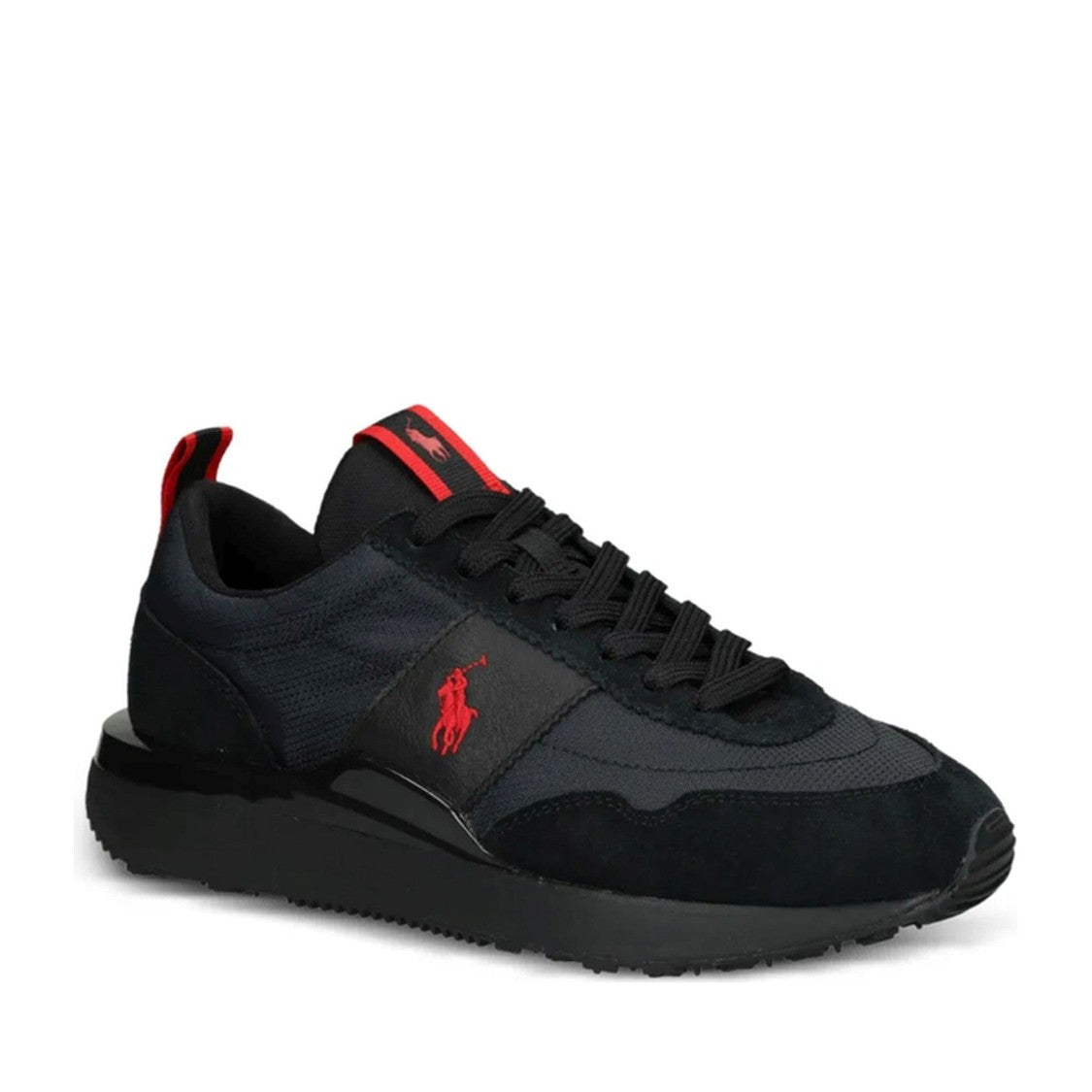 Polo Ralph Lauren Multicolor Train 89 Textured Leather Sneakers