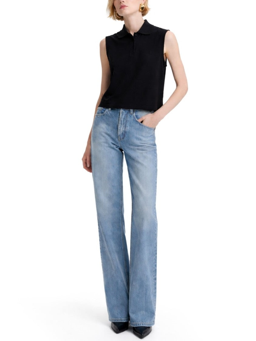 Saint Laurent Light Blue Straight-Leg Jeans