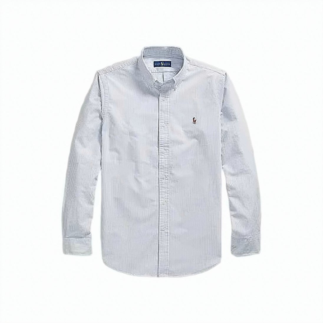 Polo Ralph Lauren Long-Sleeve Button-Up Shirt With Vertical Stripe Pattern
