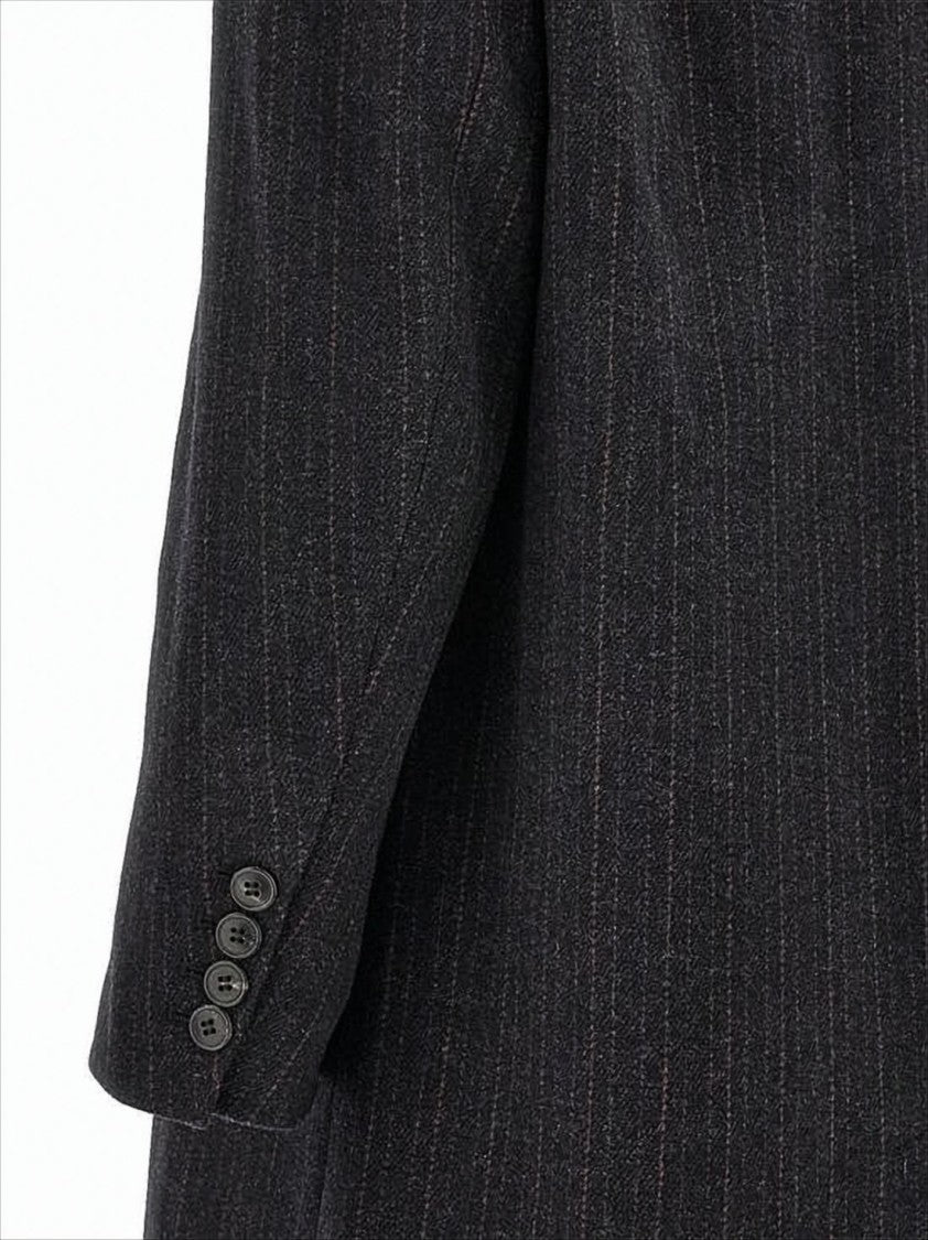 Isabel Marant Double-Breasted Short Coat With Classic Notched Lapel