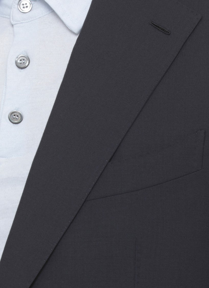Caruso Peak Lapel Wool Suit