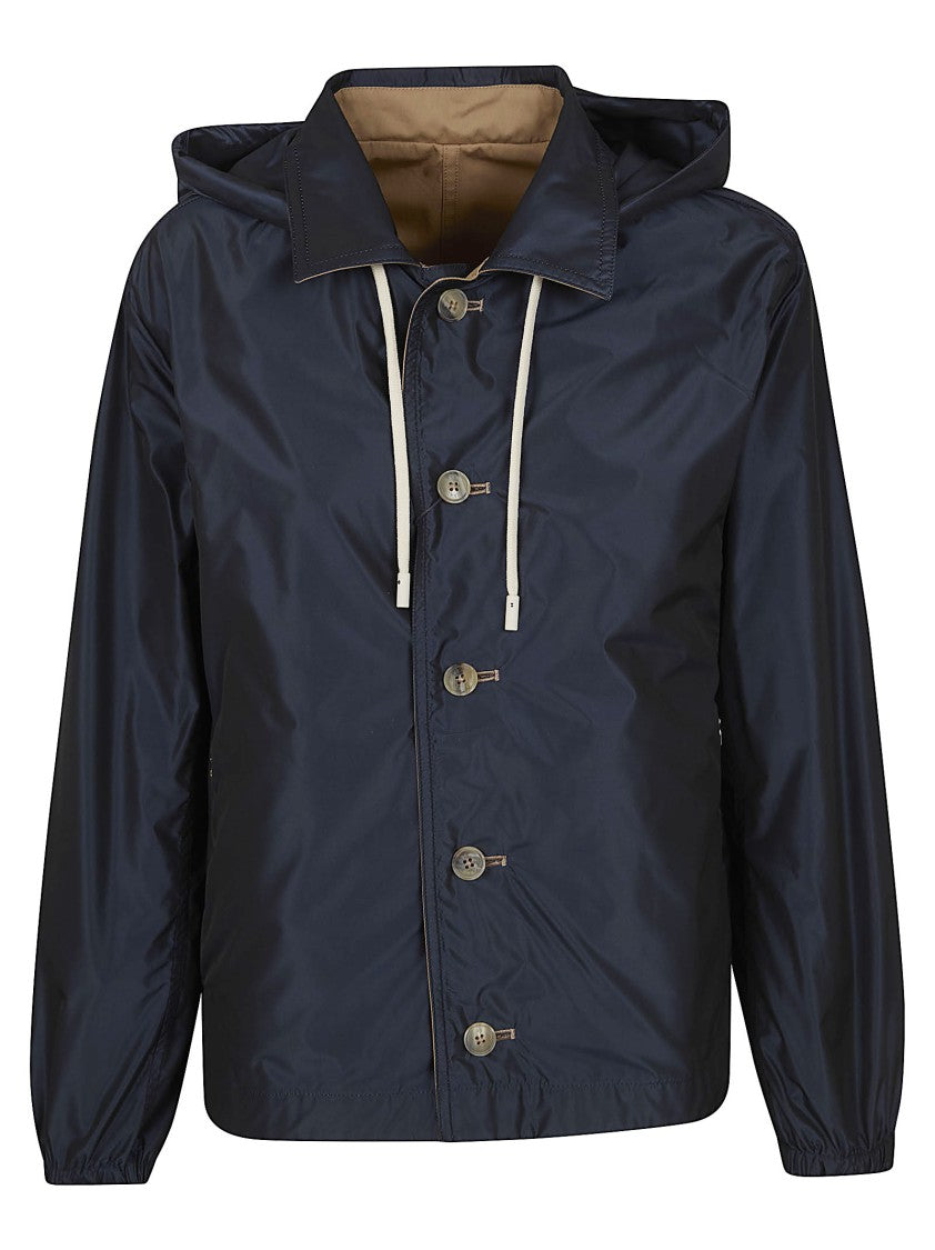 Herno Reversible Cropped Jacket With Hood