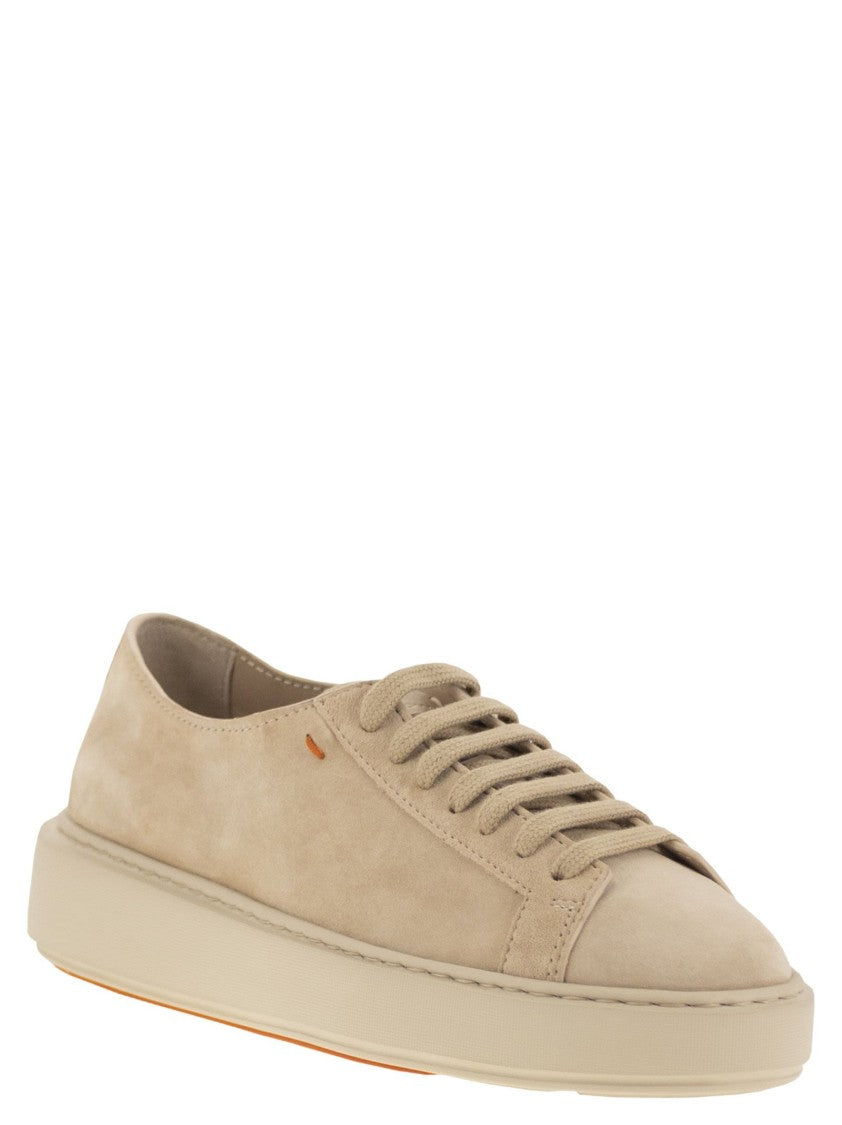 Santoni Suede Sneakers
